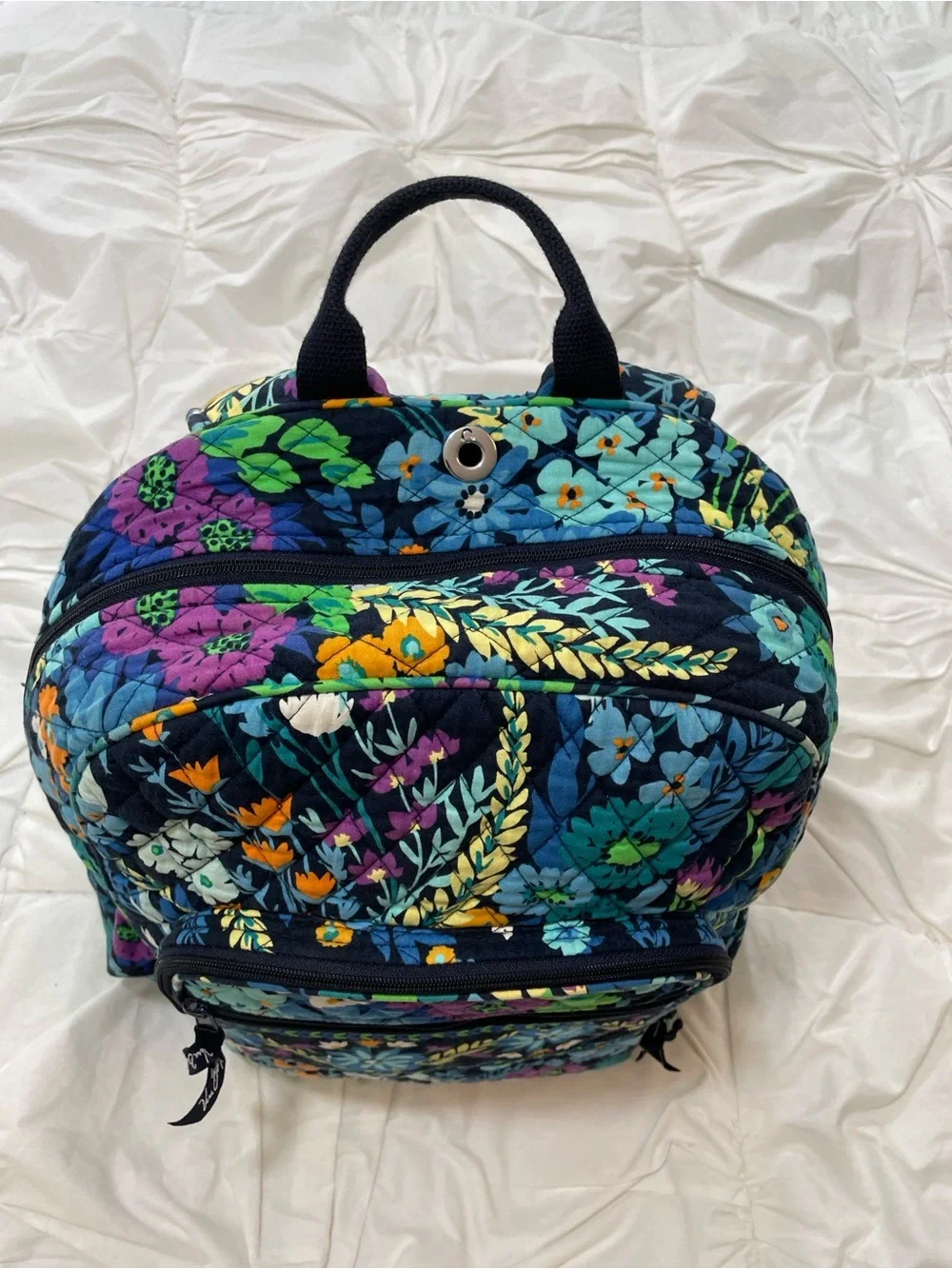 Vera Bradley Midnight Blue Floral Backpack